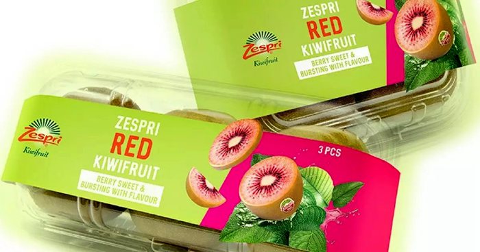 New Zealand zespri redKiwifruit packaging
